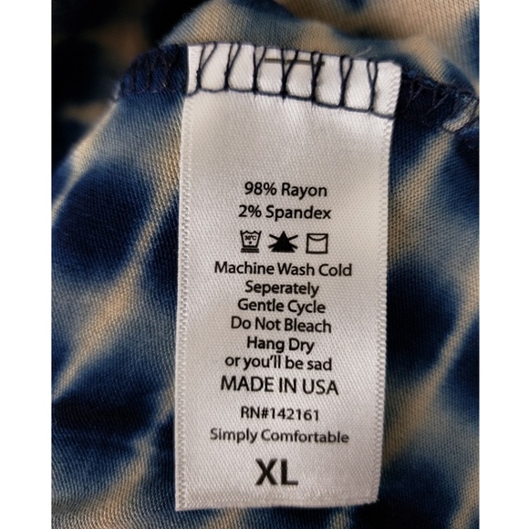 Lularoe Duster Vest Cardigan Tie-Dye - Picture 4 of 4